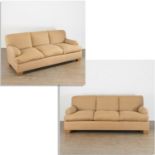 Pair Peter Marino custom sofas