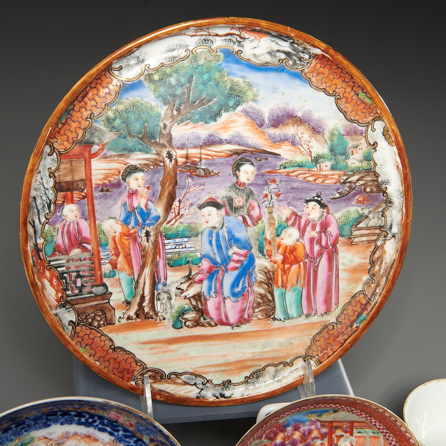(14) Chinese Export famille rose dishes - Image 2 of 8