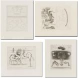 Vladimir Yankilevsky, (4) etchings