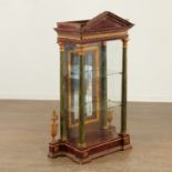 Italian Neoclassic architectural display cabinet