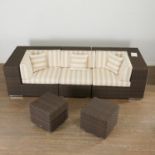 Janus et Cie / Dedon outdoor sofa and side tables