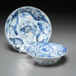 (2) Ming Era blue and white bowls