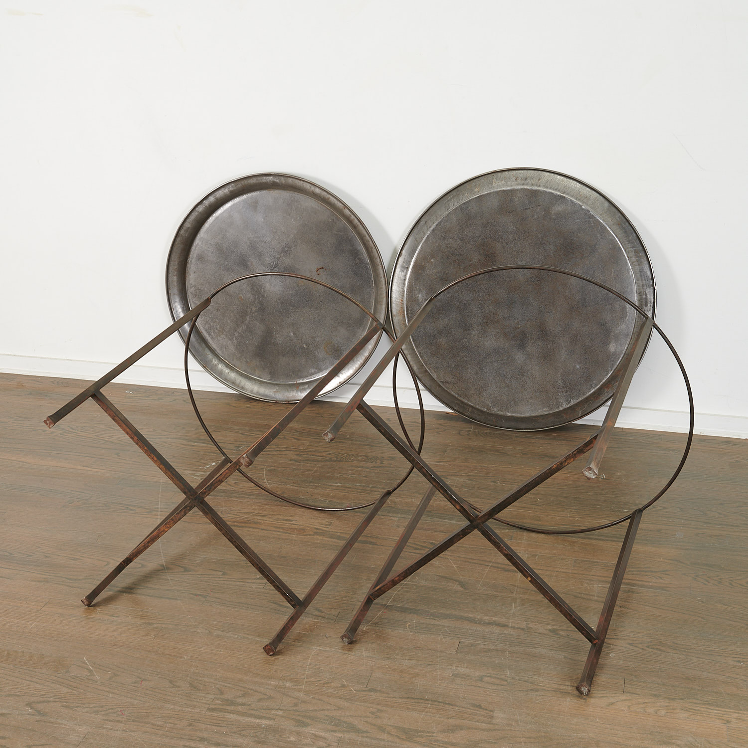Nice associated pair Industrial tray tables - Image 7 of 7