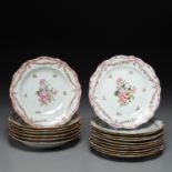 Group Chinese Export hand-painted porcelain dishes