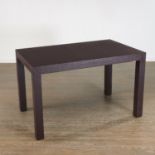 Peter Marino custom linen wrapped writing table