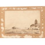 Eugene Boudin (circle of), drawing