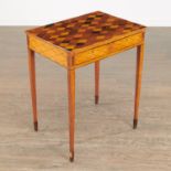 Fine George III specimen wood work table