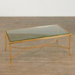 Maison Bagues gilt bronze coffee table