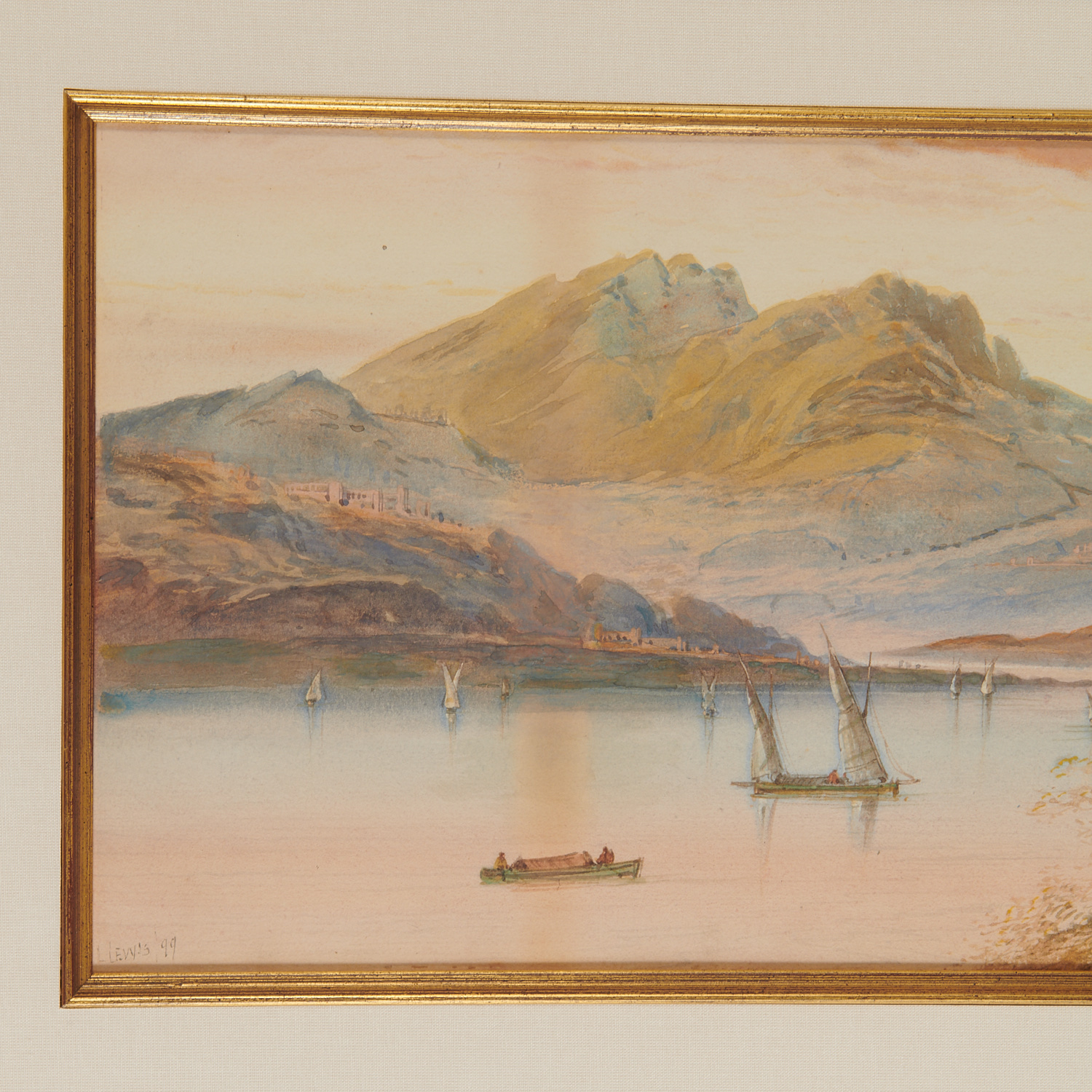 Lennard George Lewis, painting, 1899 - Image 3 of 8