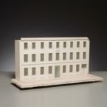 Large French plaster architectural model