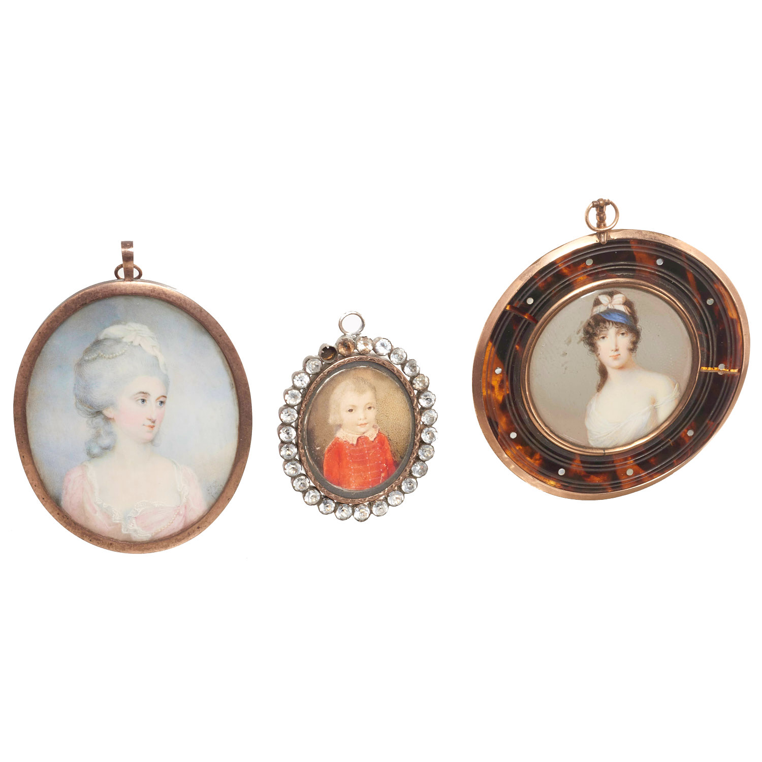 Nice collection European portrait miniatures - Image 7 of 10