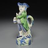 English pearlware Toby jug c. 1800s