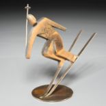 Hagenauer Art Deco ski figure