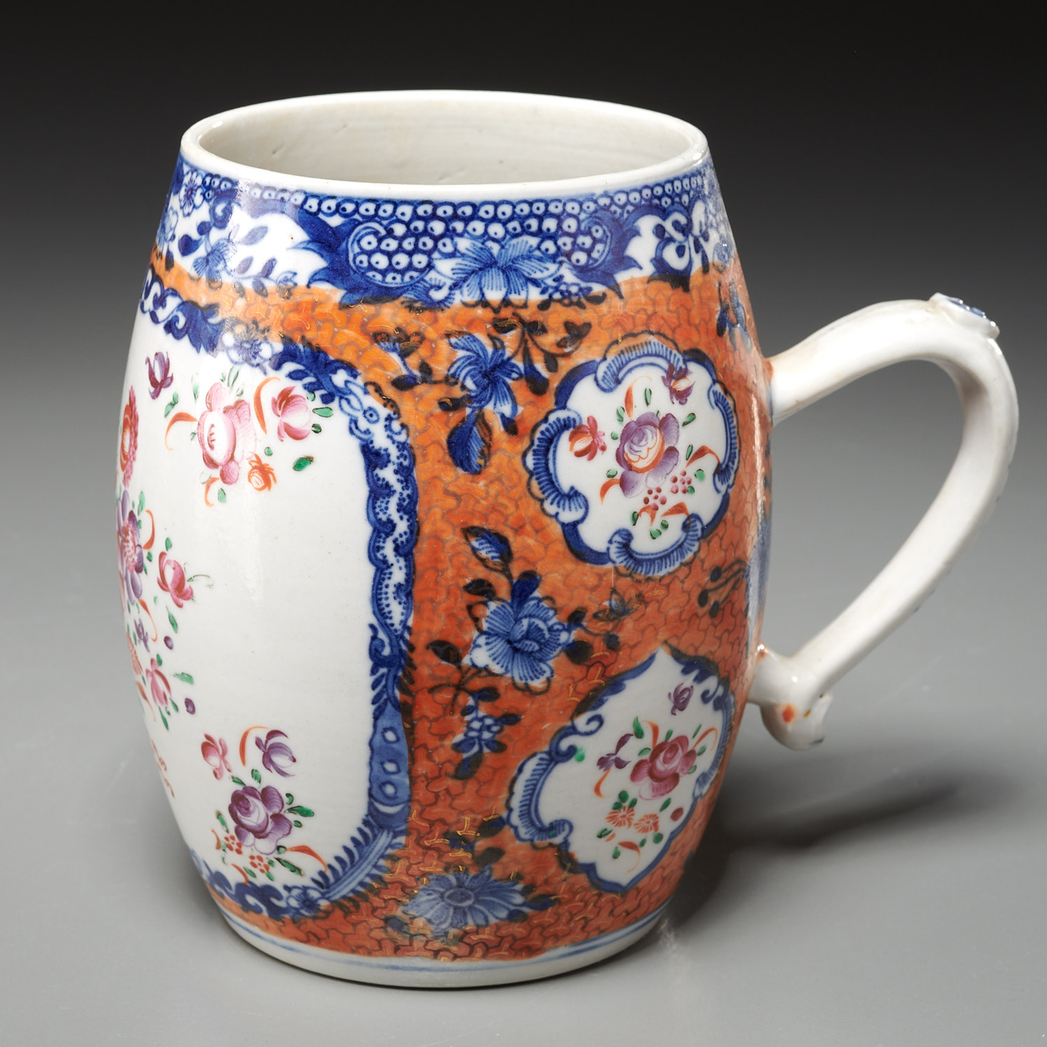 Group (4) Chinese Export famille rose mugs - Image 5 of 9