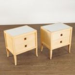 Tommi Parzinger, pair bedside tables