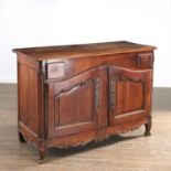 Louis XV Provincial walnut buffet