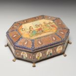 Fine Mughal style painted box