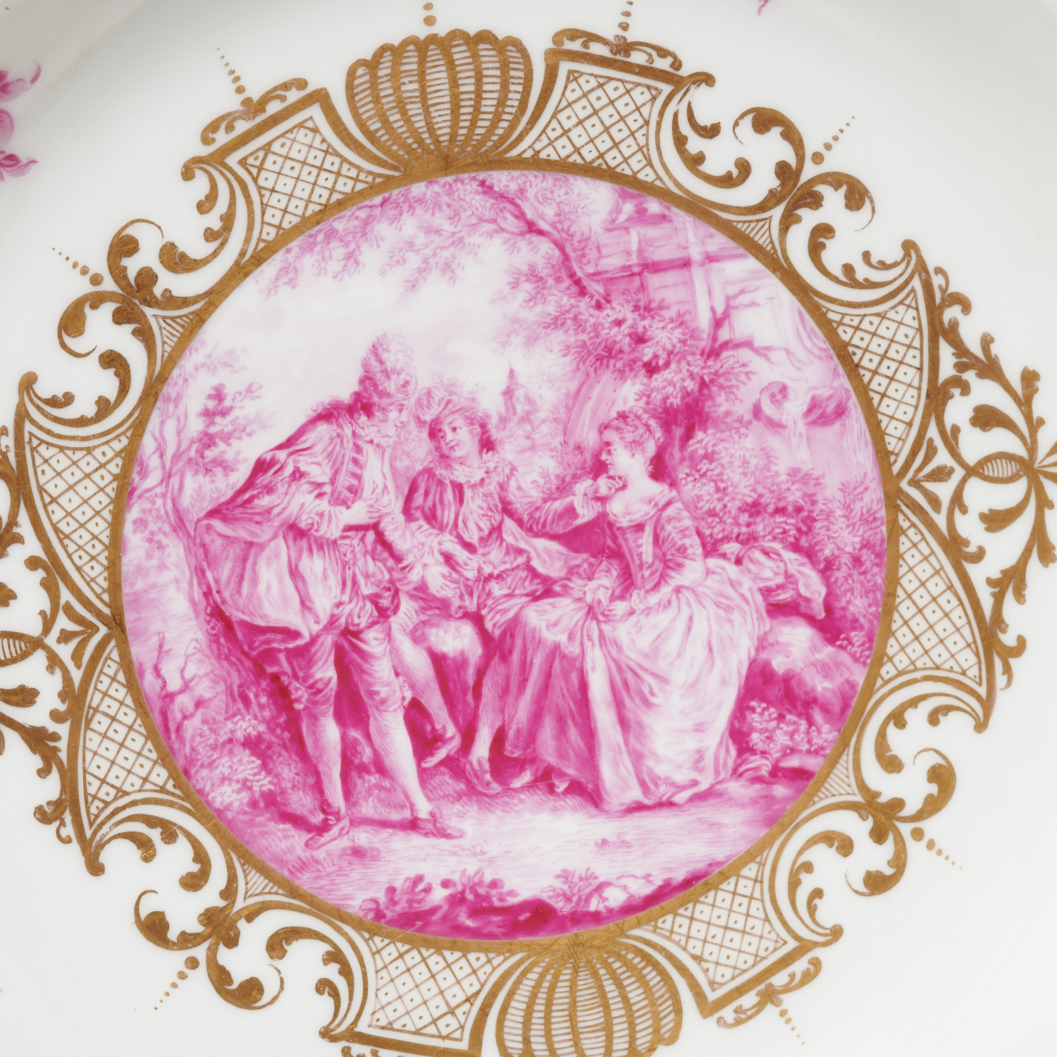 (3) 18th c. Ludwigsburg serving pieces - Image 3 of 10