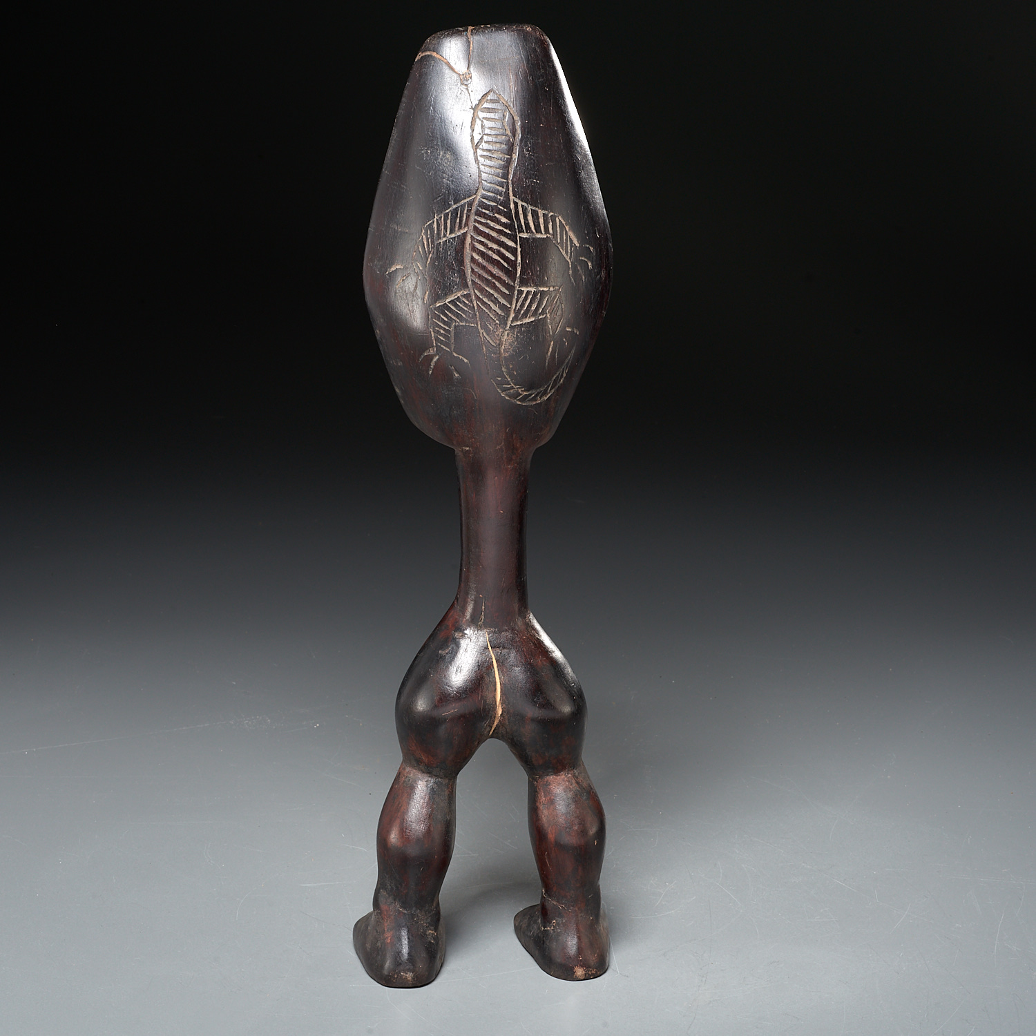 Dan Peoples,"wakemia" ceremonial spoon, ex-museum - Image 4 of 7