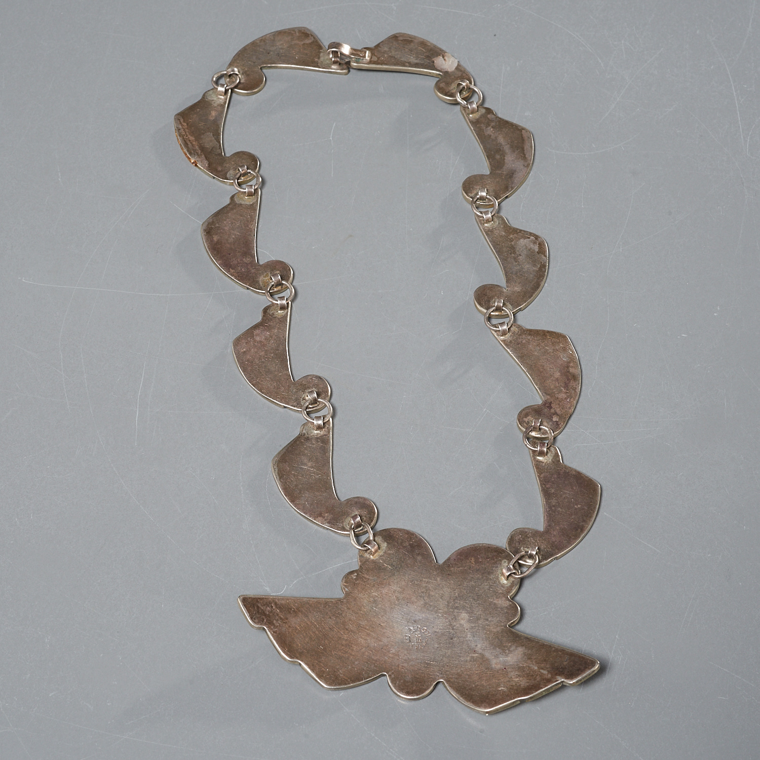 (2) Mexican Modern silver necklaces - Image 8 of 9