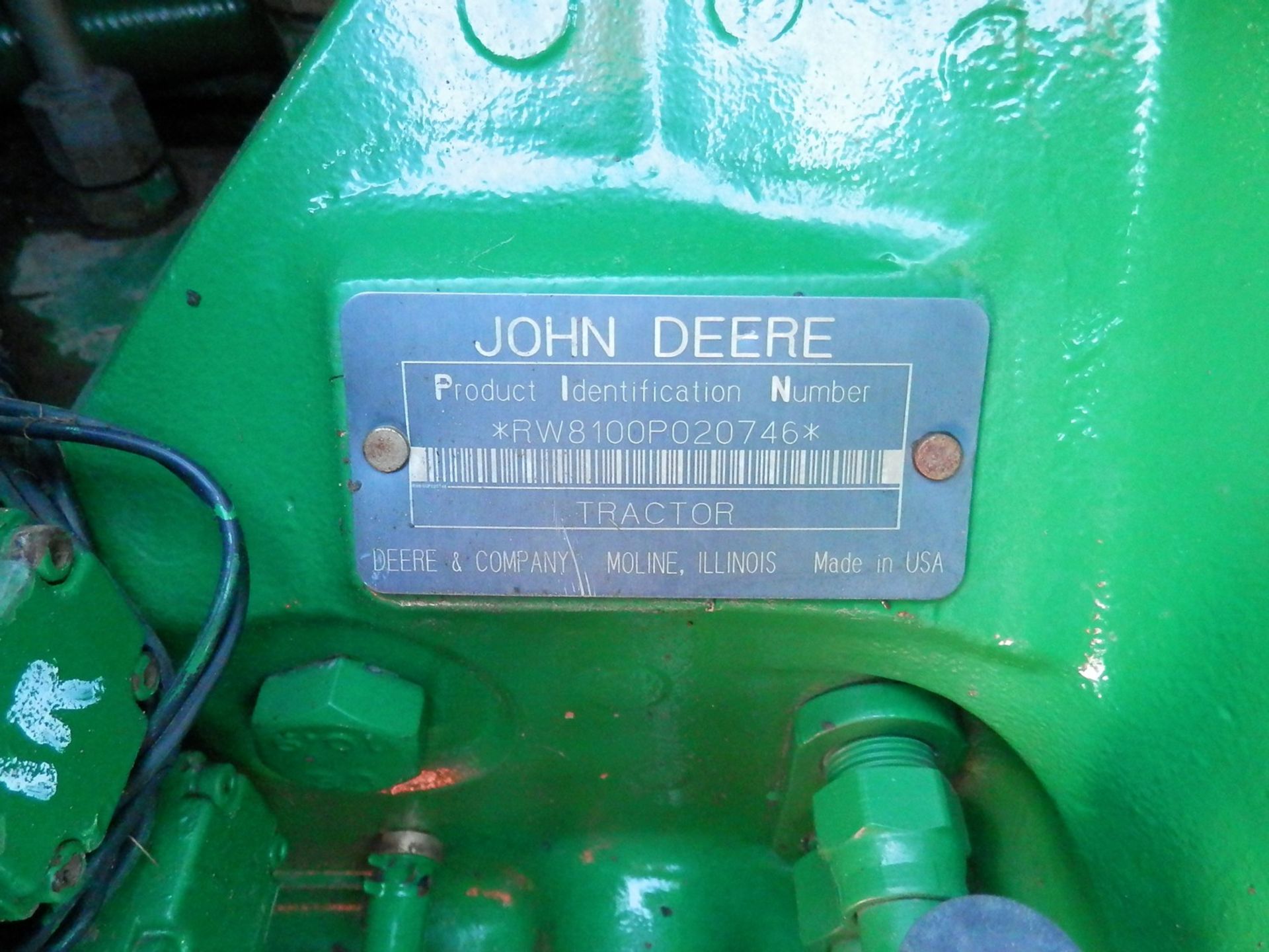 JOHN DEERE 8100 MFWD TRACTOR - Image 6 of 14