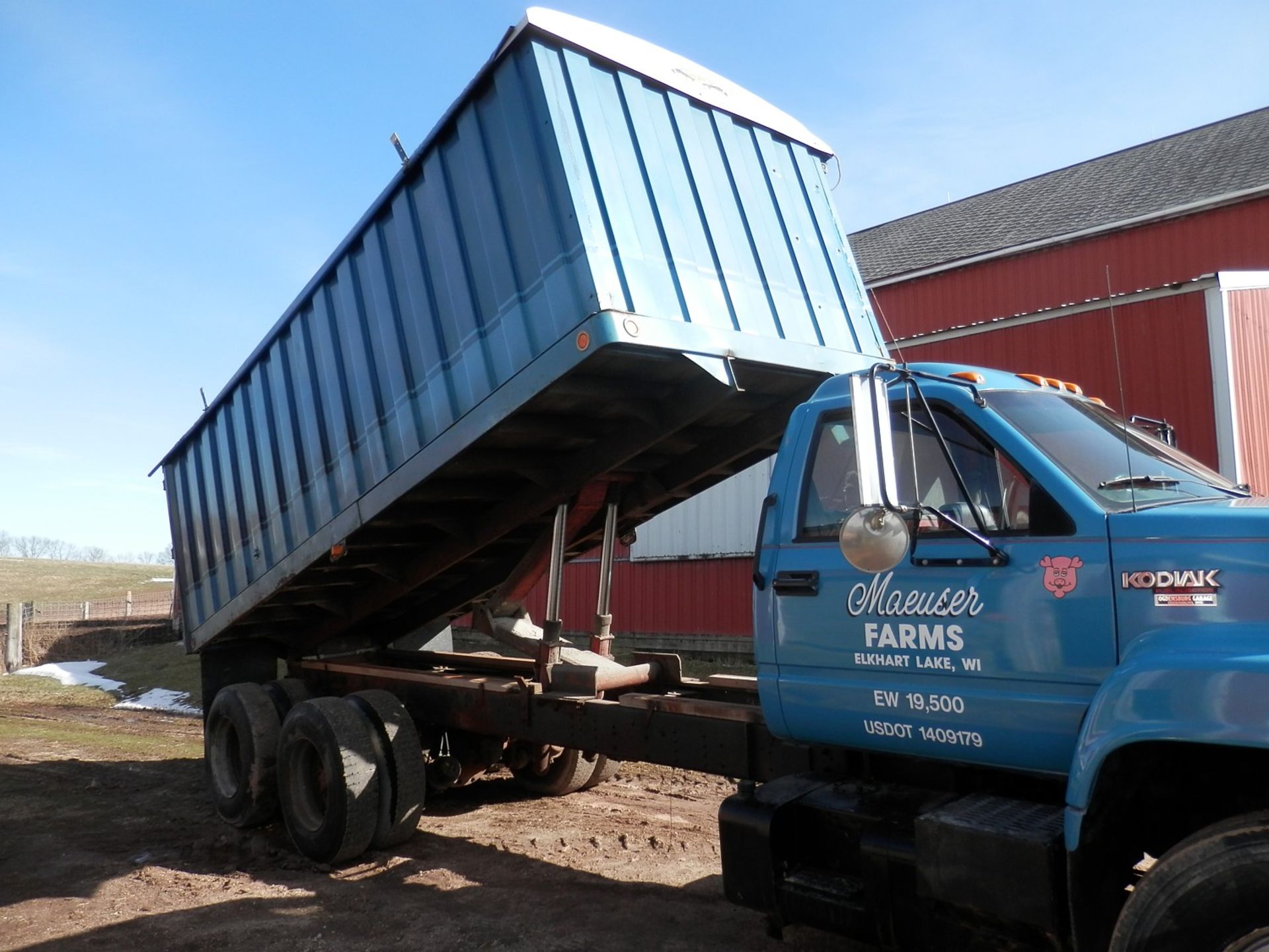 1992 KODIAK GRAIN BODY TRUCK - Image 5 of 5