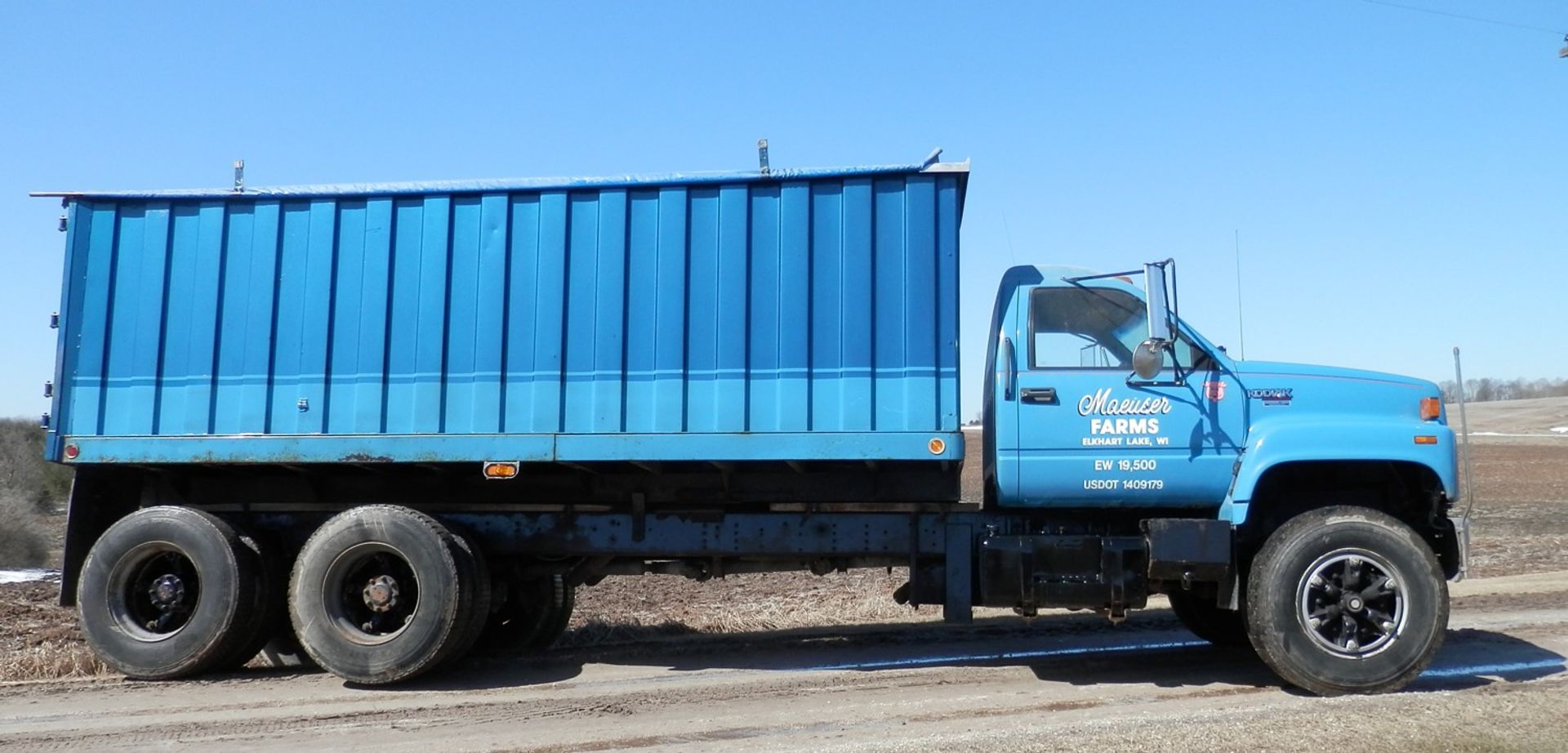 1992 KODIAK GRAIN BODY TRUCK - Image 2 of 5