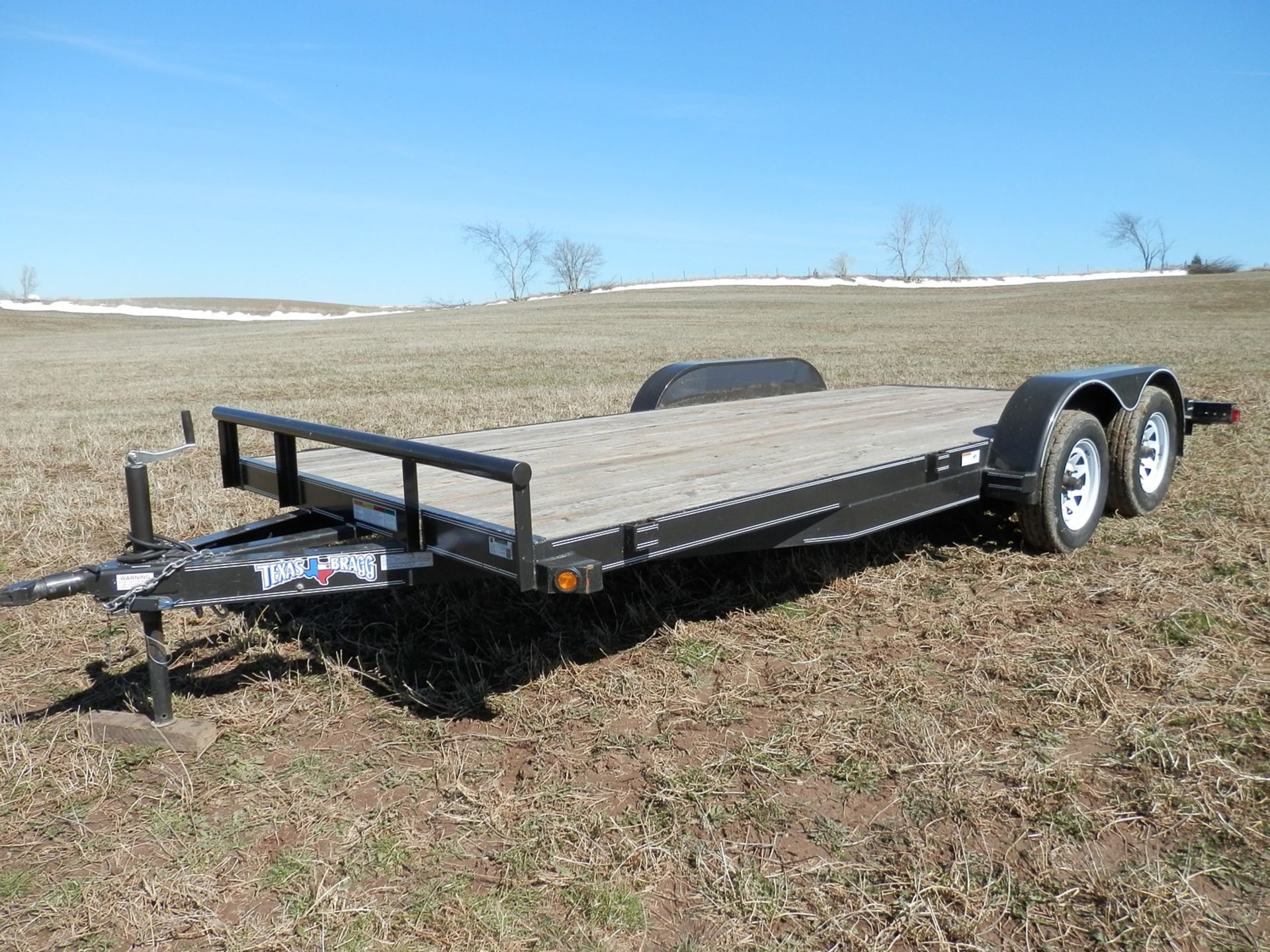 TEXAS BRAGG 6X18 BUMPER TRAILER