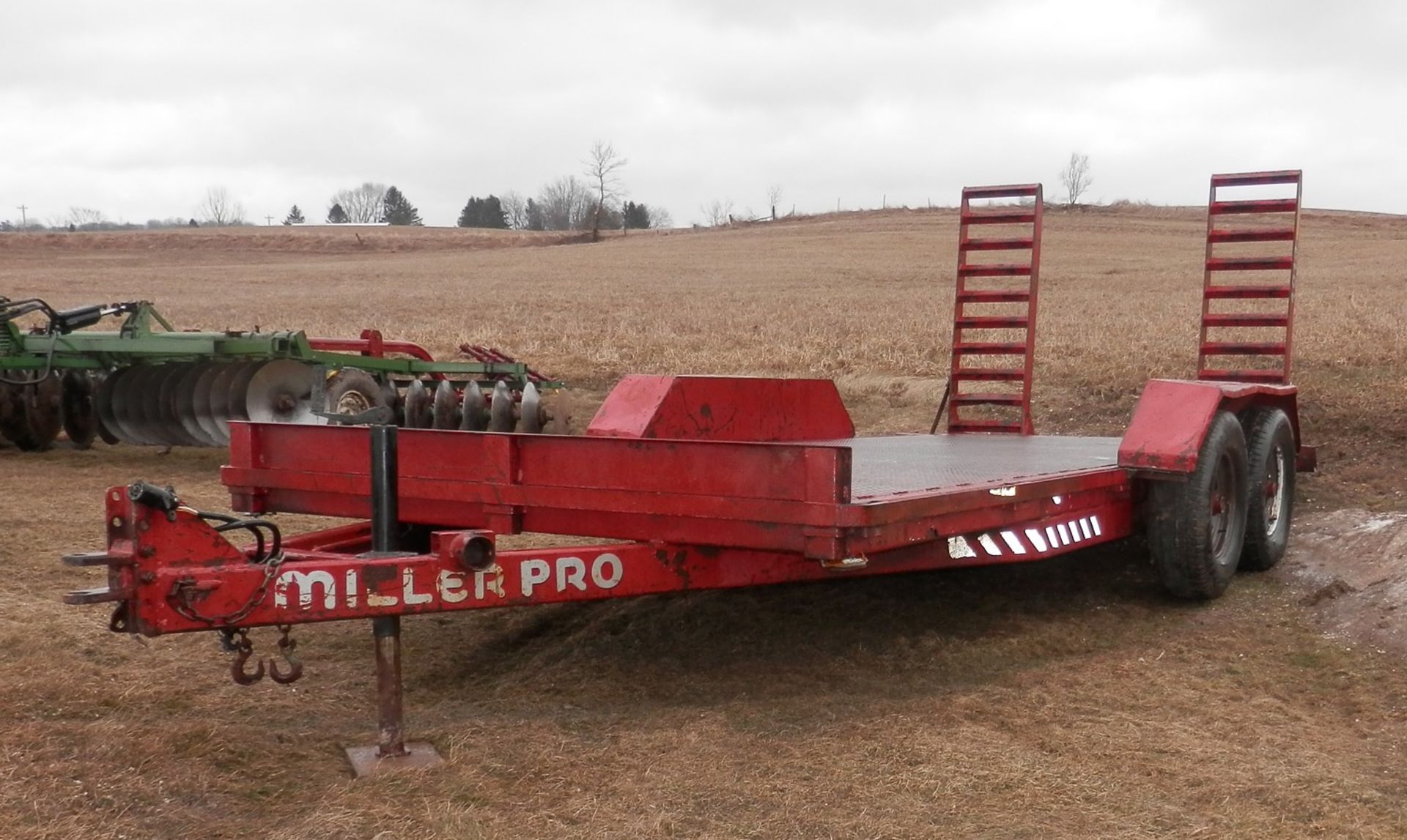 6'8" x 16 FLATBED TRAILER - Image 3 of 6