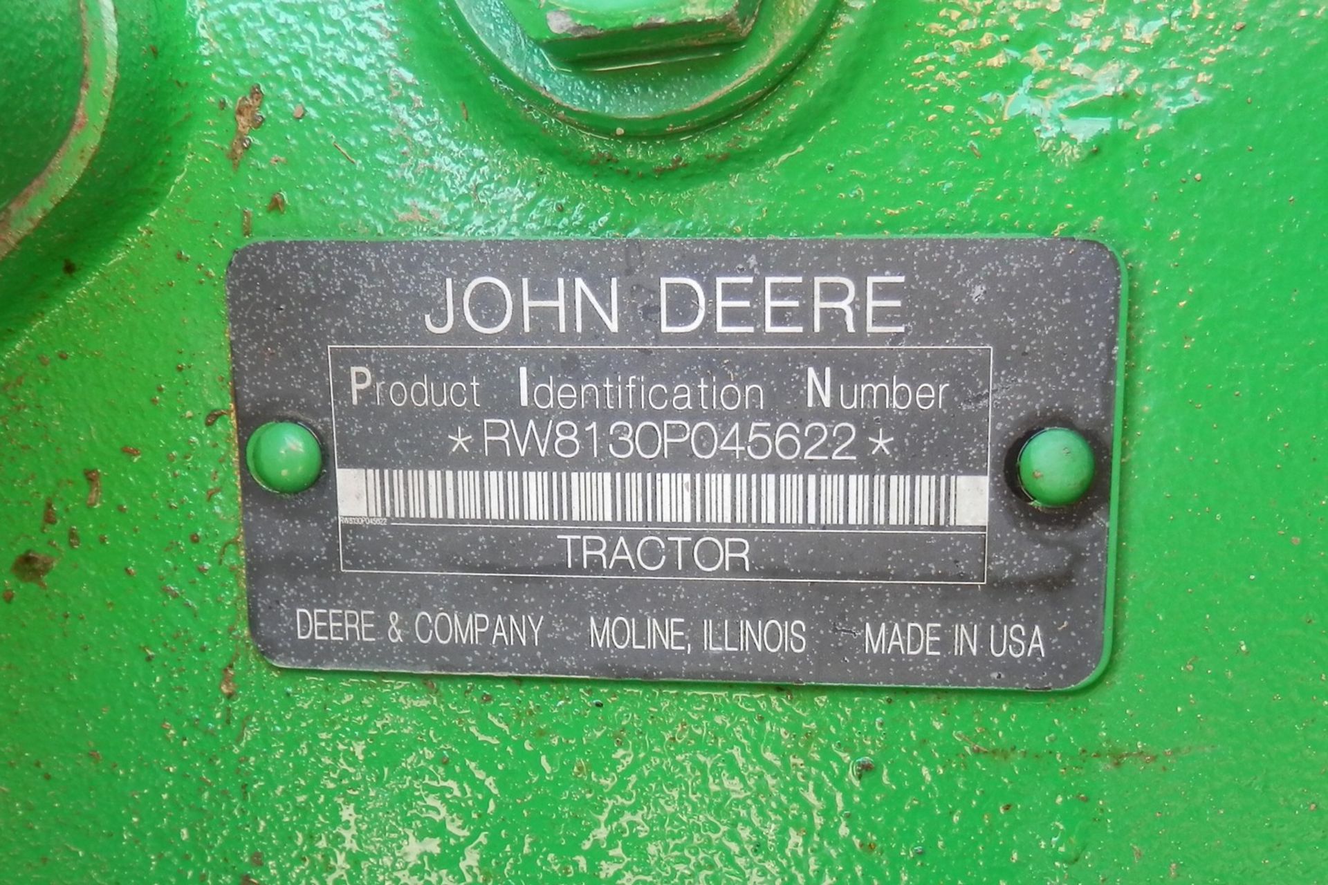 JOHN DEERE 8130 MFWD TRACTOR - Image 8 of 9