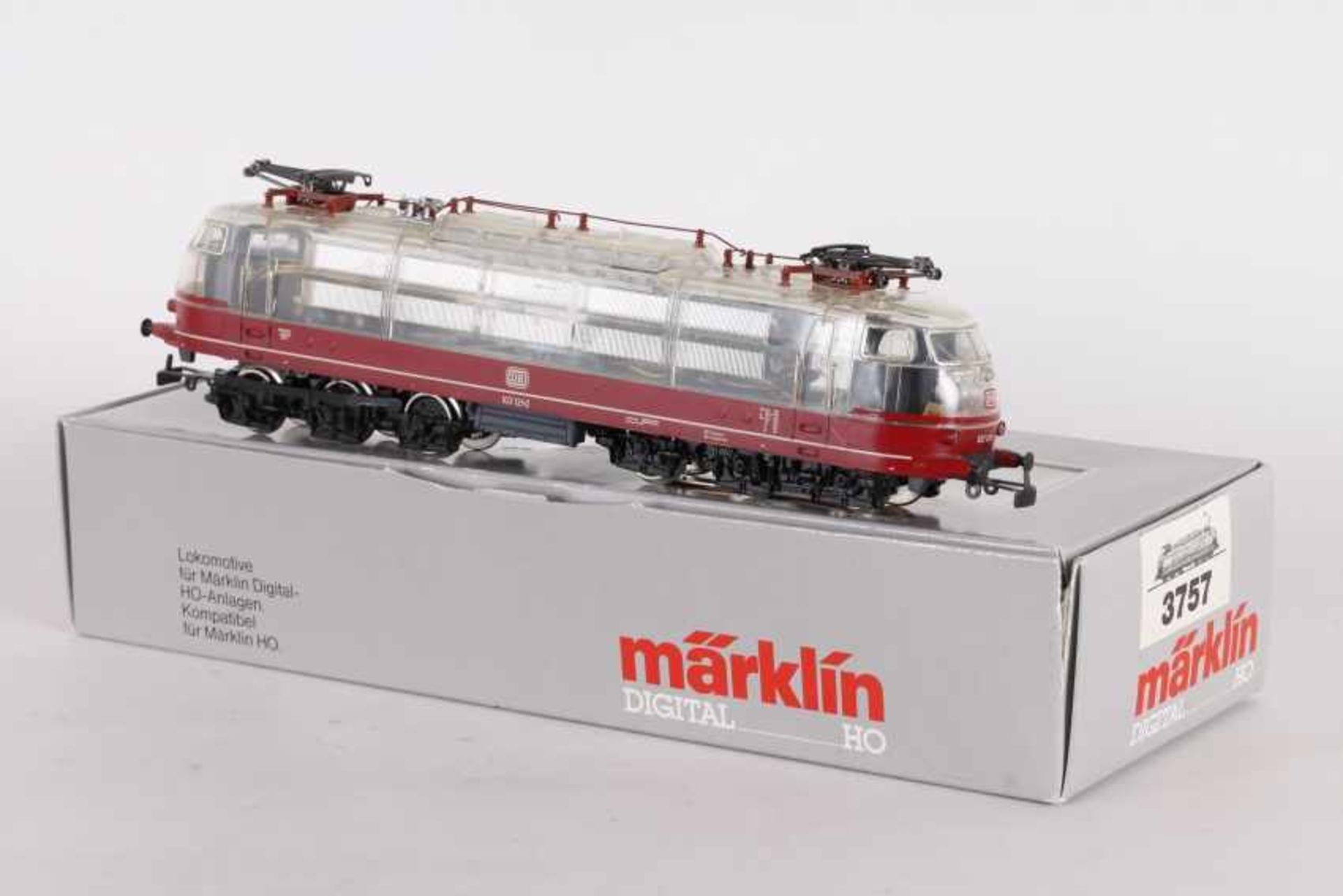 Märklin 3757, Elektrolok "103 121-0" der DB, transparenter AufbauMärklin 3757, Elektrolok "103 121-