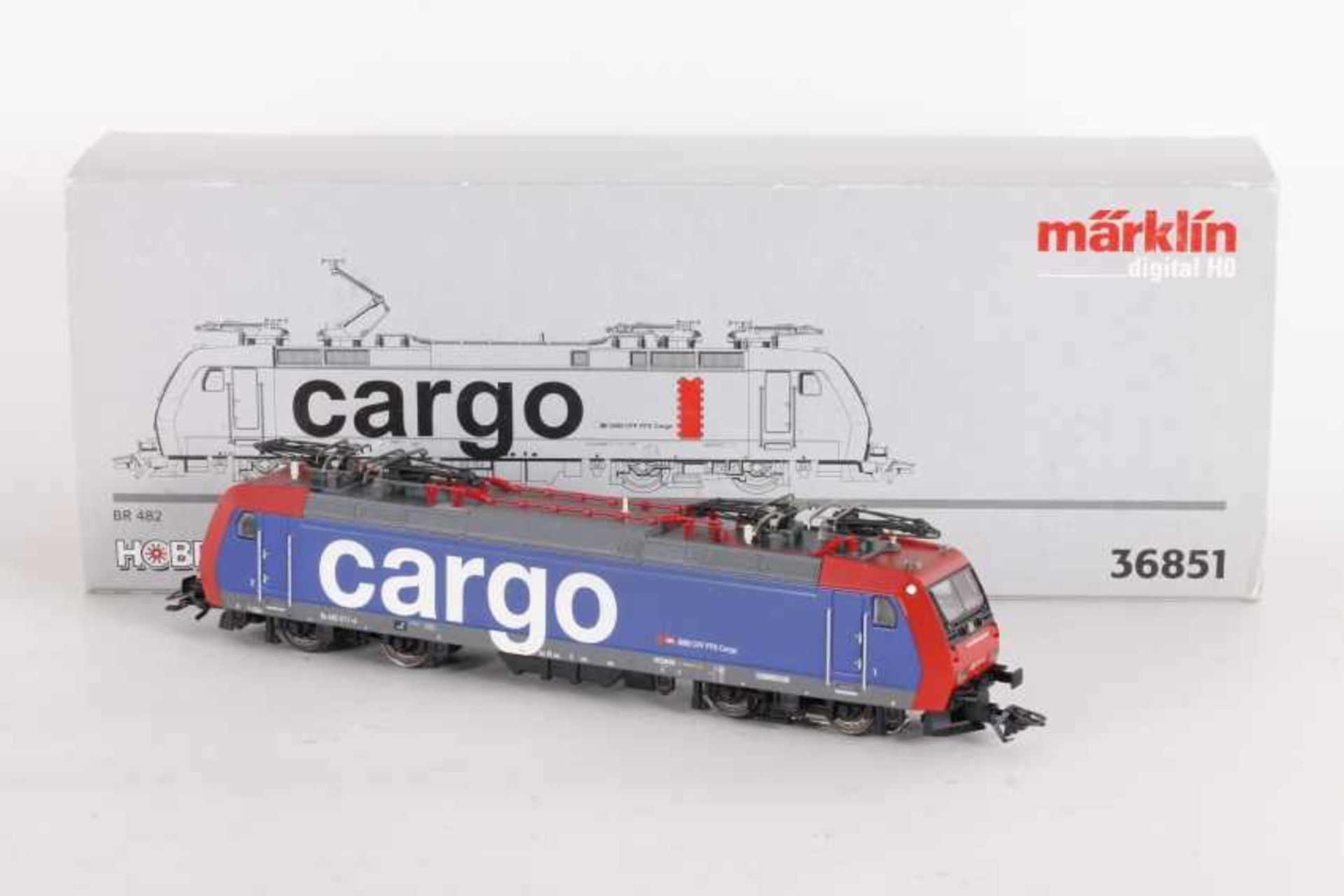 Märklin 36851, Elektrolok "Re 482 001-4" der SBB "cargo"Märklin 36851, Elektrolok "Re 482 001-4" der