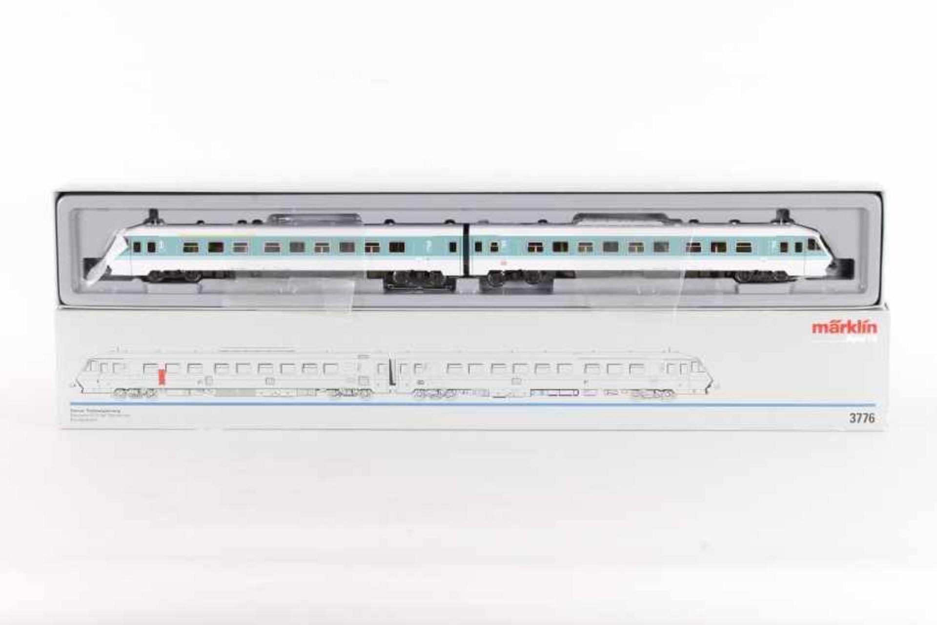 Märklin 3776, 'Pendolino', zweiteiliger Diesel-Triebwagen 610 der DB-AGMärklin 3776, 'Pendolino',