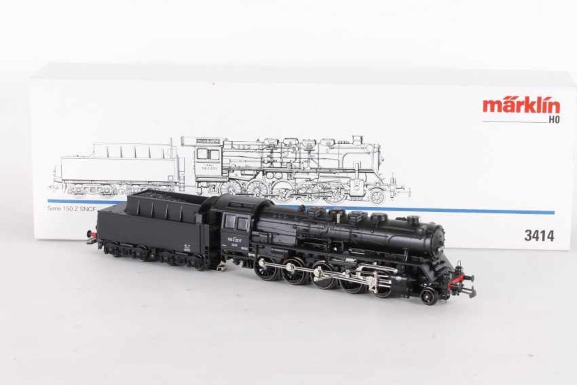 Märklin 3414, Dampflok "150 Z 2217" der SNCFMärklin 3414, Dampflok "150 Z 2217" der SNCF, umgerüstet