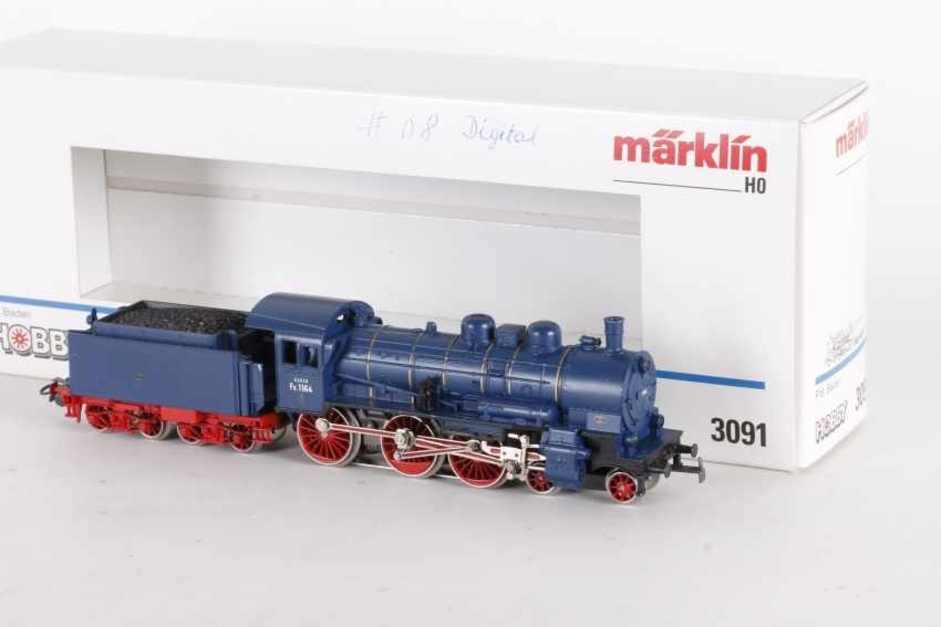 Märklin 3091, Dampflok "BADEN P8.1164"Märklin 3091, Dampflok "BADEN P8.1164", umgerüstet mit mfx-