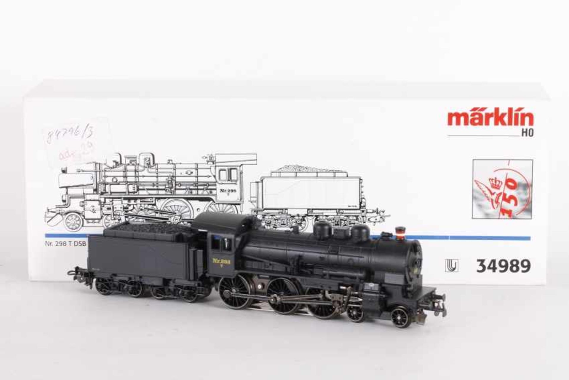 Märklin 34989, Dampflok "Nr. 298" der DSBMärklin 34989, Dampflok "Nr. 298" der DSB, umgerüstet mit