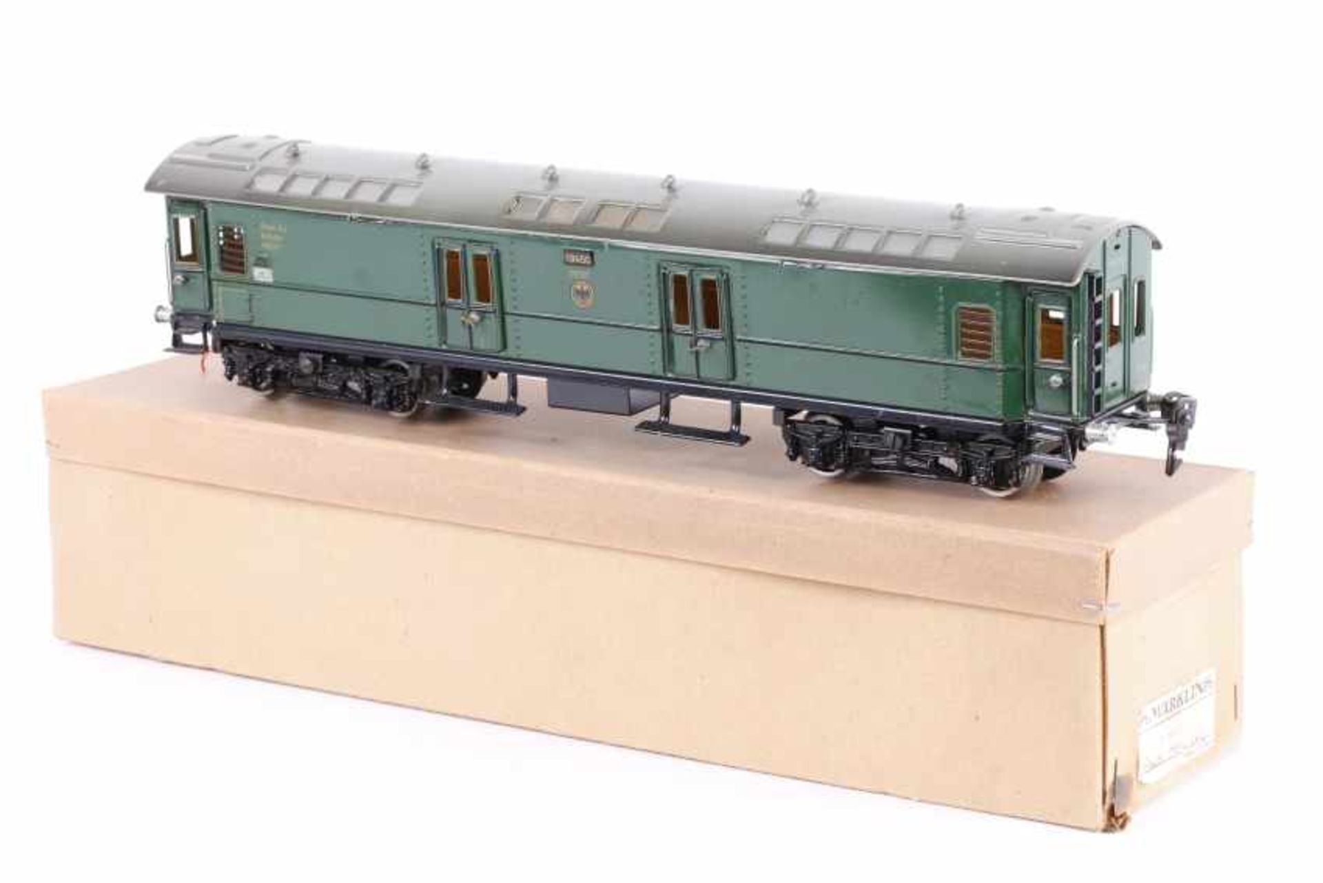 Märklin Postwagen 19450Märklin Postwagen 19450, ohne Rahmenbeschriftung, mit Reichsbahnbeschriftung,