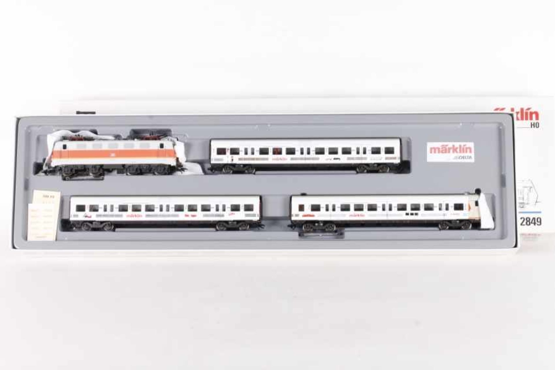 Märklin 2849, S-Bahn-Zug "Märklin"Märklin 2849, S-Bahn-Zug "Märklin", Elektrolok "141 437-4", drei