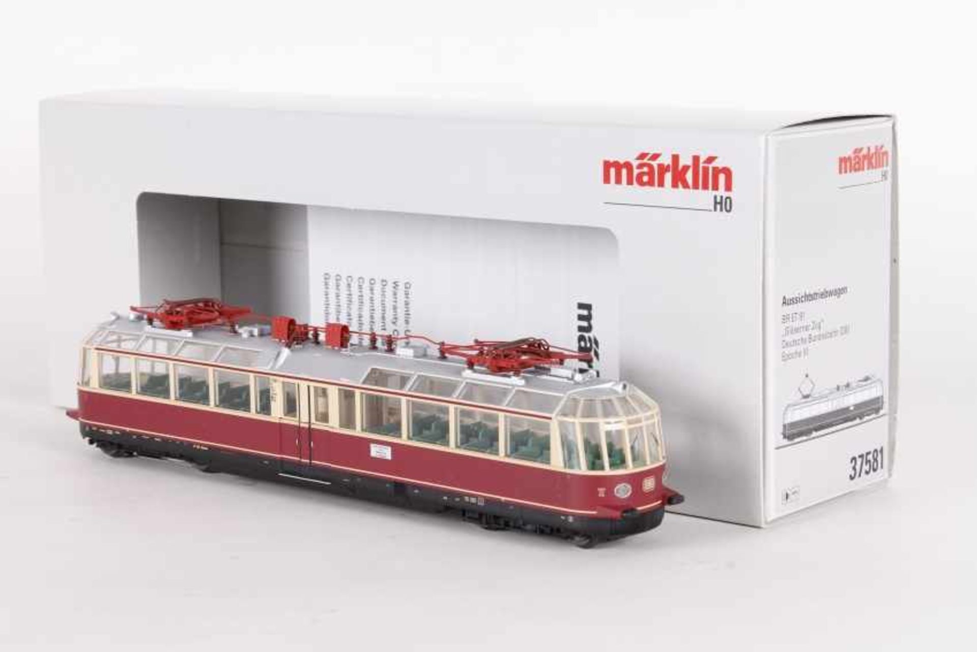 Märklin 37581, Aussichtstriebwagen "ET 91 01" der DBMärklin 37581, Aussichtstriebwagen "ET 91 01"