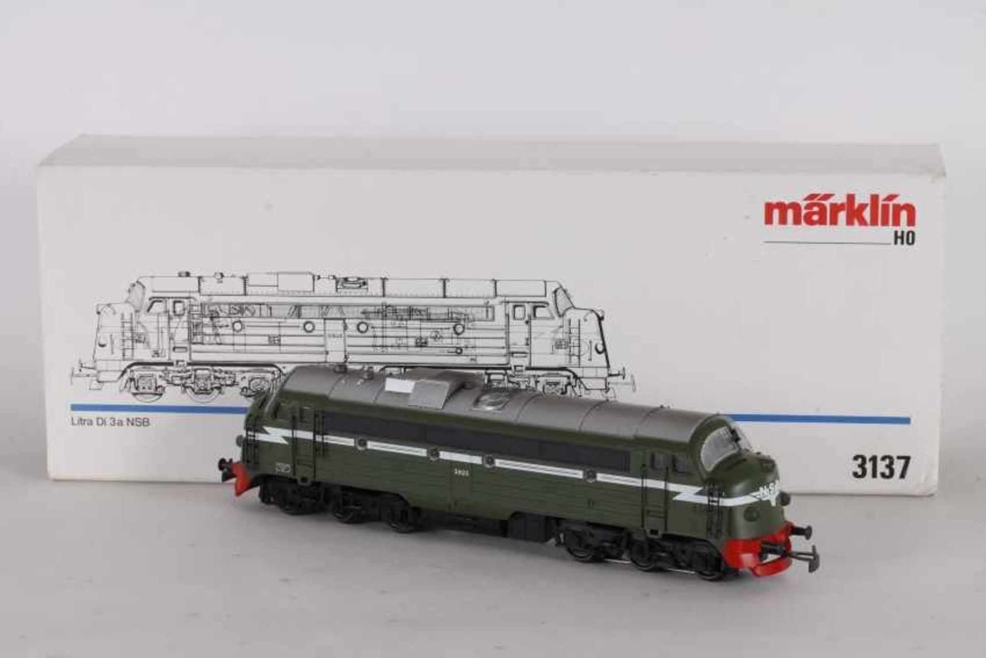 Märklin 3137, Diesellok "3.623" der NSBMärklin 3137, Diesellok "3.623" der NSB, umgerüstet mit