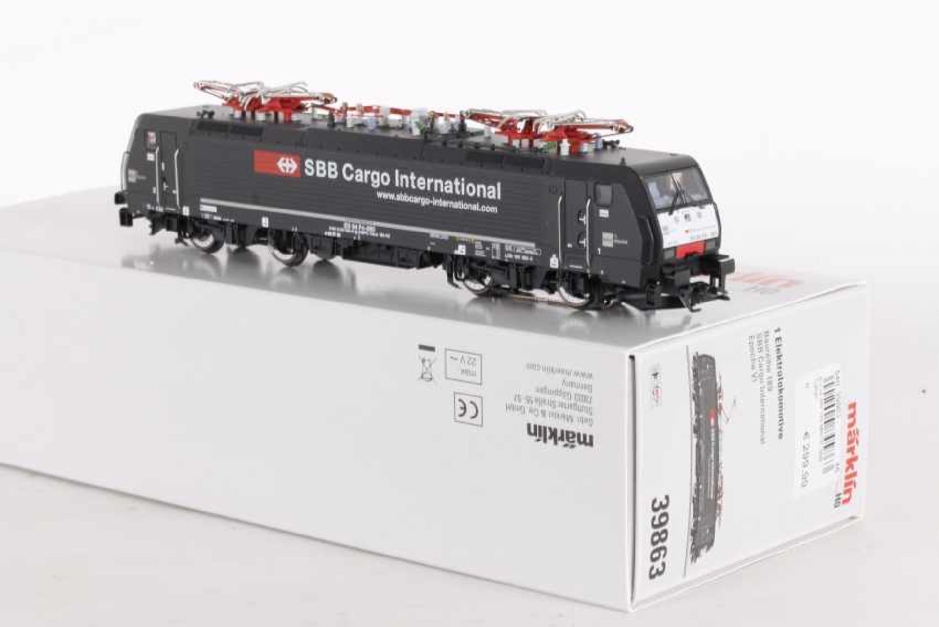 Märklin 39863, Elektrolok "ES 64 F4-083" der SBB Cargo InternationalMärklin 39863, Elektrolok "ES 64