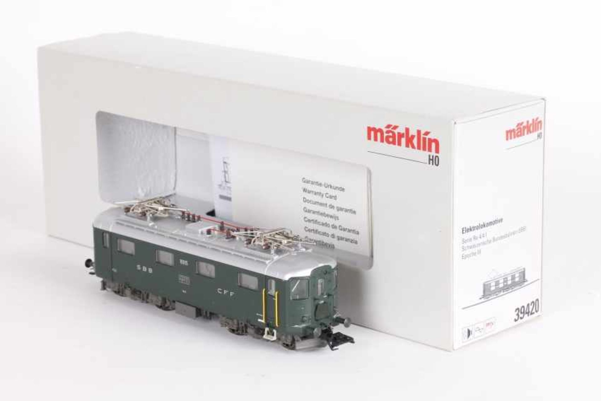 Märklin 39420, Elektrolok Re 4/4 I "10015" der SBBMärklin 39420, Elektrolok Re 4/4 I "10015" der