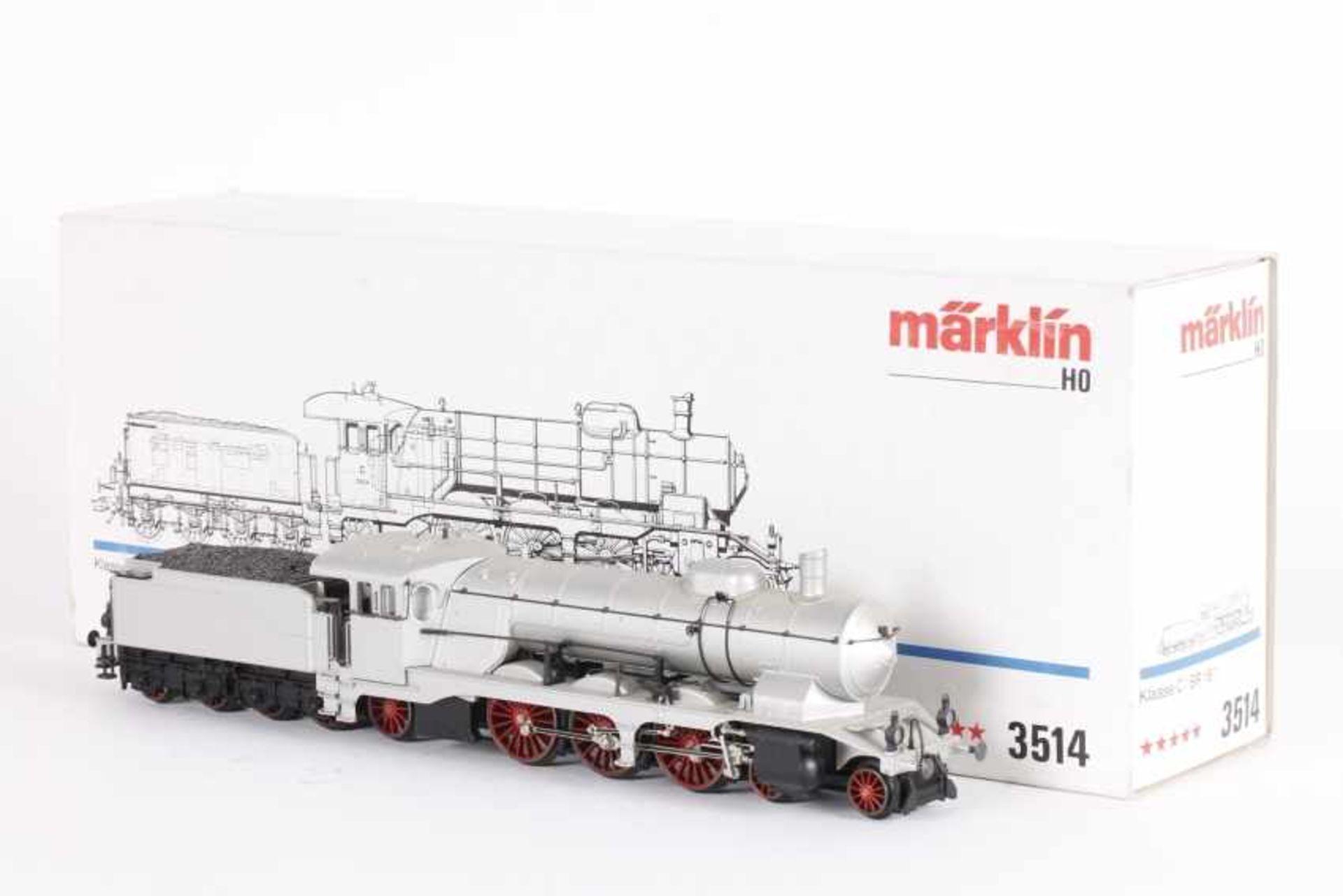 Märklin 3514, württ. Dampflok Klasse C aus Techno-SetMärklin 3514, württ. Dampflok Klasse C aus