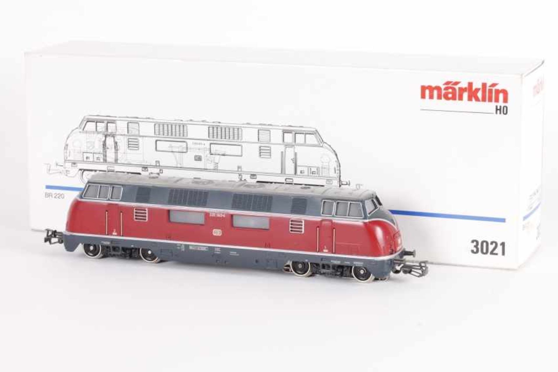 Märklin 3021, Diesellok "220 043-4" der DBMärklin 3021, Diesellok "220 043-4" der DB, analog,