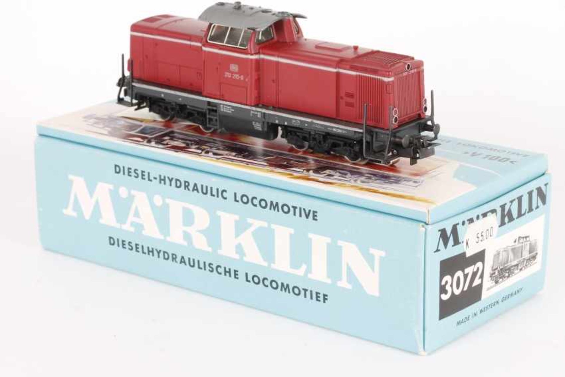 Märklin 3072, Diesellok "212 215-8" der DBMärklin 3072, Diesellok "212 215-8" der DB, analog, Dach