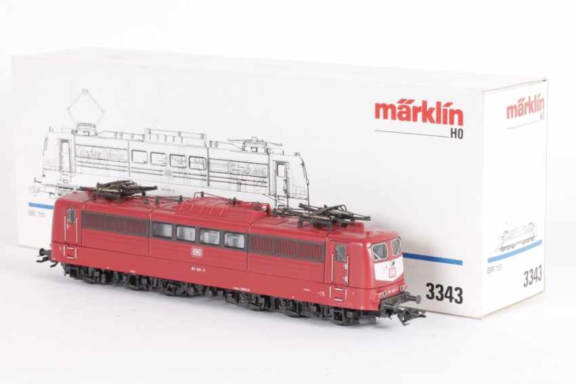 Märklin 3343, Elektrolok "151 021-3" der DBMärklin 3343, Elektrolok "151 021-3" der DB, analog, sehr