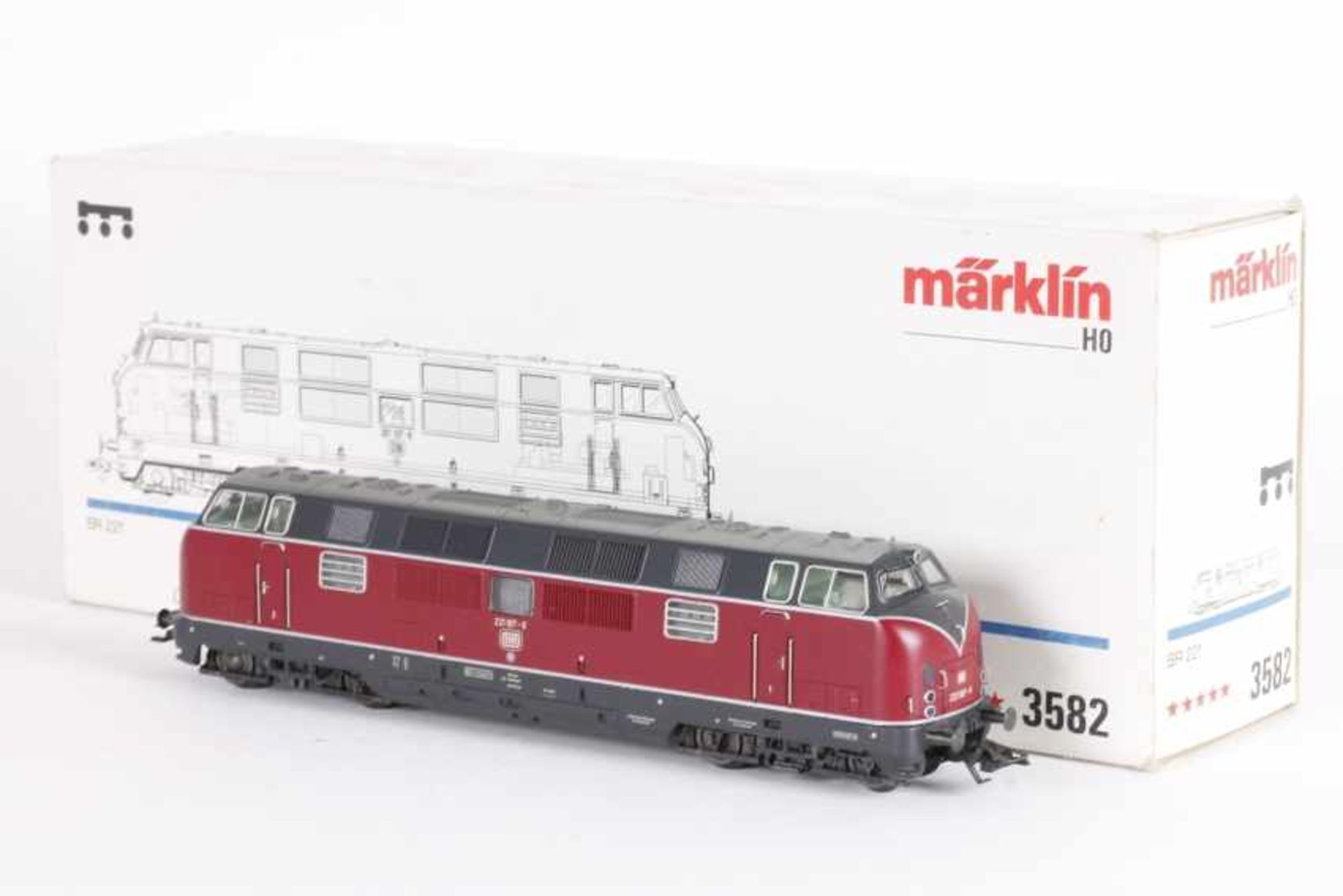 Märklin 3582, Diesellok "221 107-6" der DBMärklin 3582, Diesellok "221 107-6" der DB, *****-Antrieb,