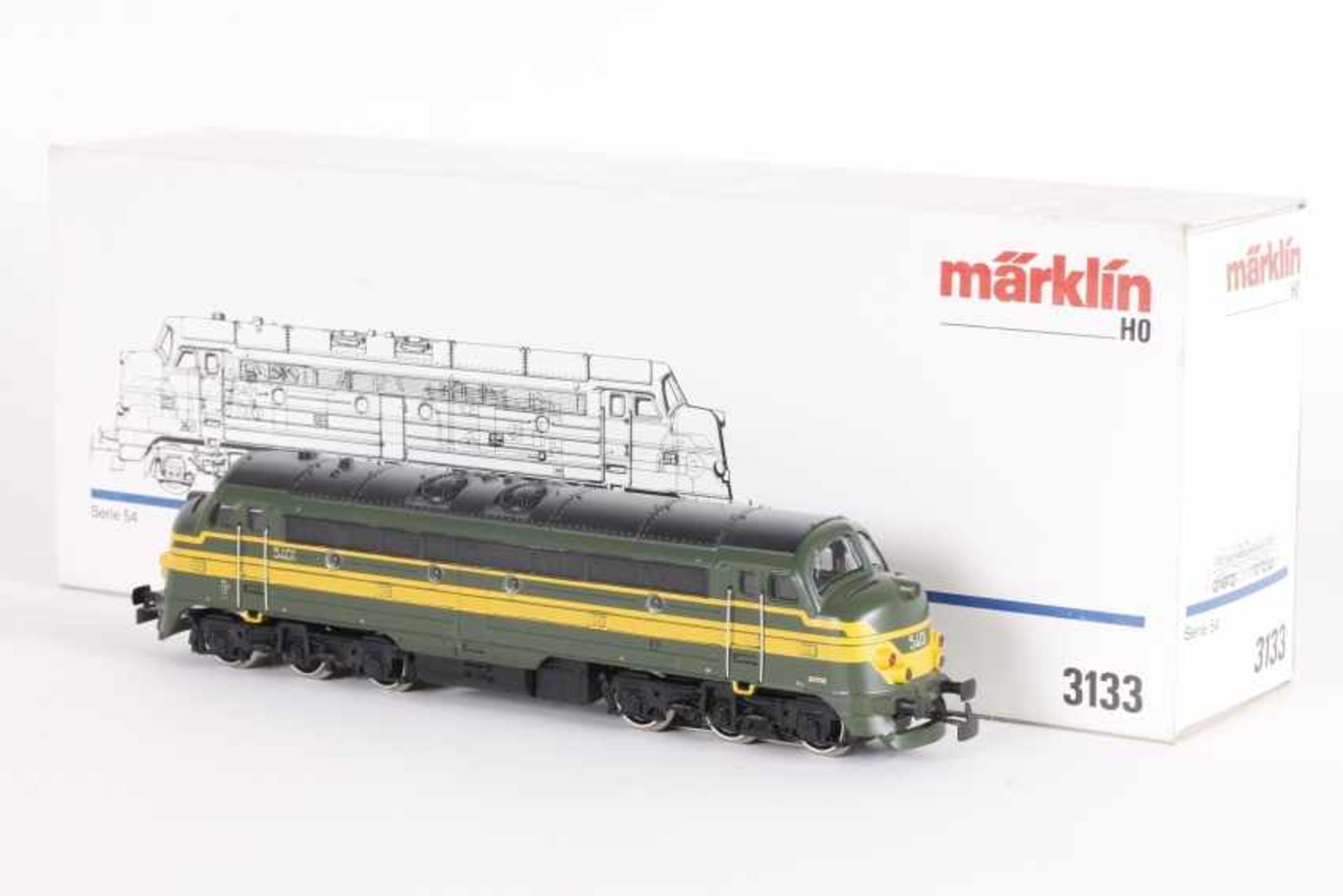 Märklin 3133, Diesellok "5401" der SNCBMärklin 3133, Diesellok "5401" der SNCB, analog,