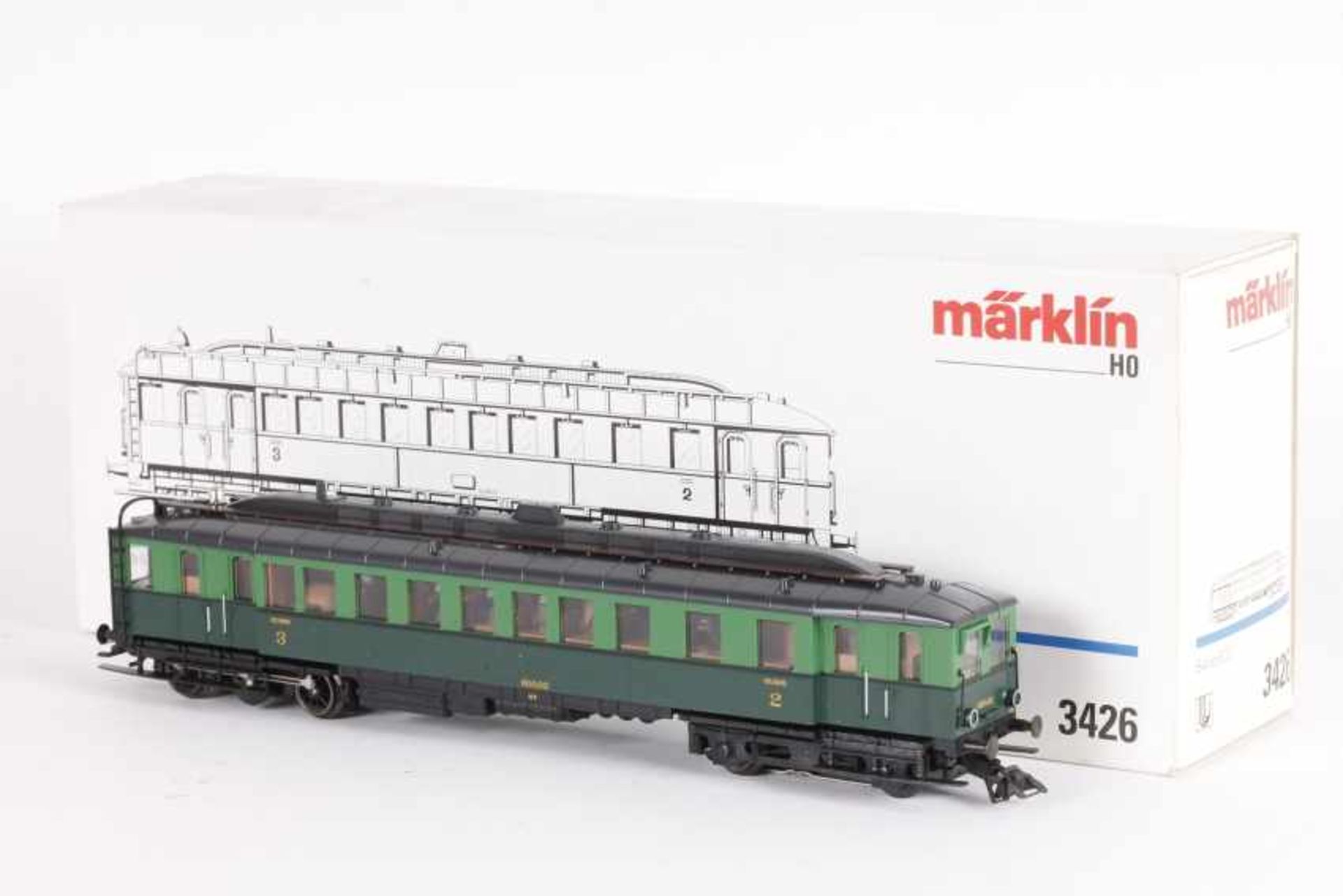 Märklin 3426, Dieseltriebwagen "600.02" der SNCBMärklin 3426, Dieseltriebwagen "600.02" der SNCB,