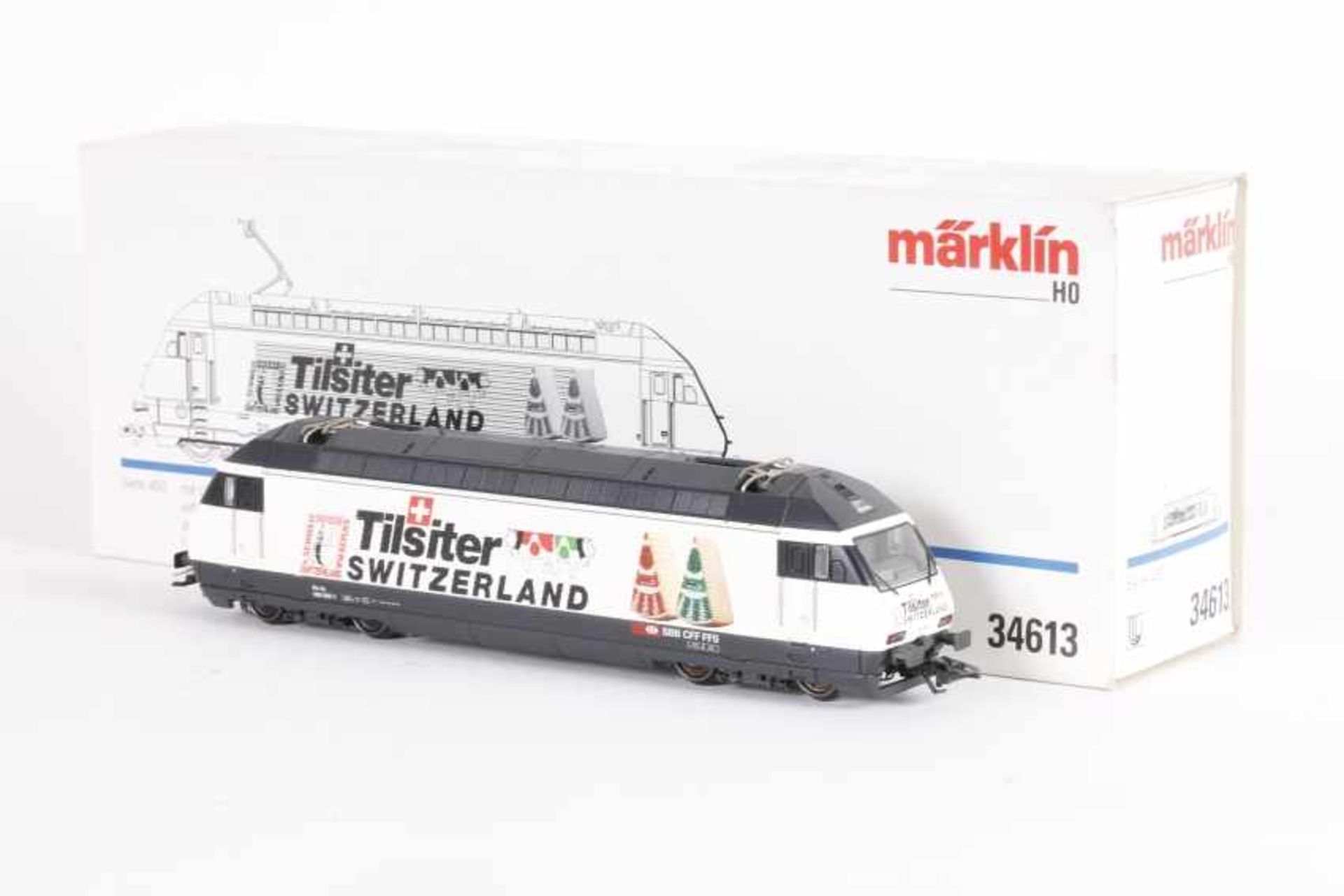 Märklin 34613, "TILSITER SWITZERLAND", Elektrolok "Re 4/4 460 020-1" der SBBMärklin 34613, "TILSITER